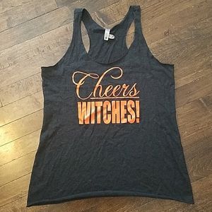 Halloween theme racer back tank